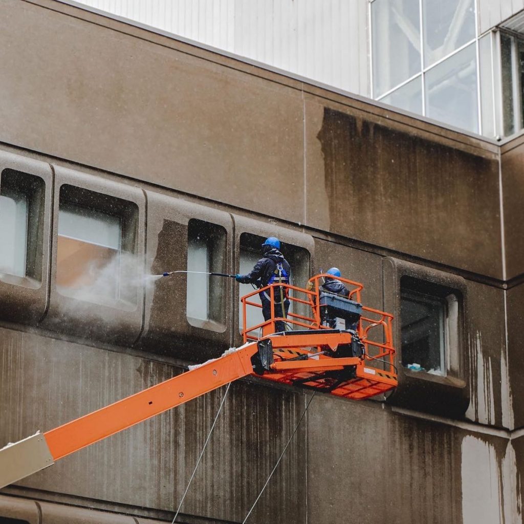 Commercial Power Washing: How often should you wash a building?